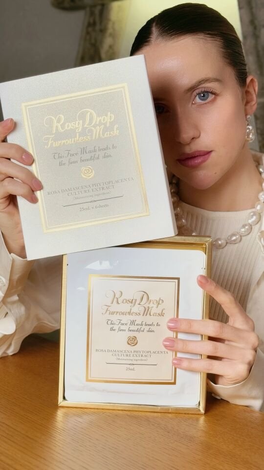 Rosy Drop Furrowlss Mask - Kırışık Karşıtı Tam Yüz Maskesi